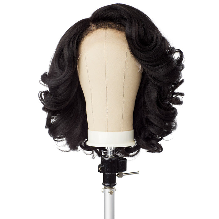 Sensationnel Curls Kinks Textured Lace Kinky Edges Glueless HD Lace Front Wig - Y-PART KINKY VOLUME CURL 14"