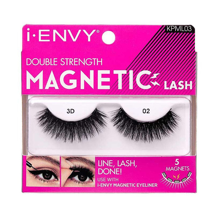 Kiss i-Envy Double Strength Magnetic Lashes - KPML03 - 3D 02