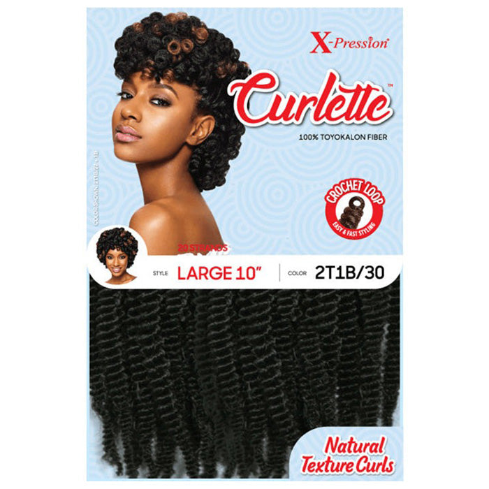 Outre X-Pression Curlette Crochet Loop Braid - LARGE 10"/20"