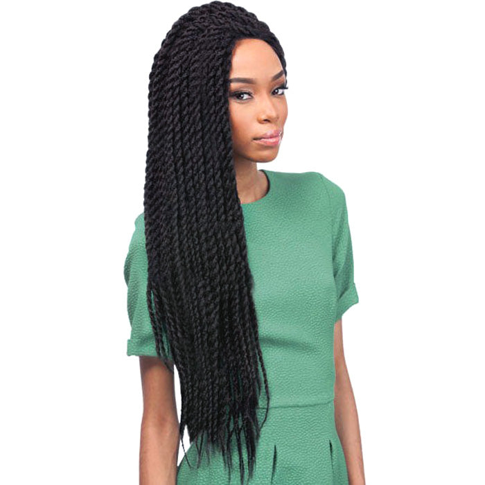 Outre X-Pression Pre-Looped Crochet Braid - SENEGALESE TWIST LARGE 18/24"