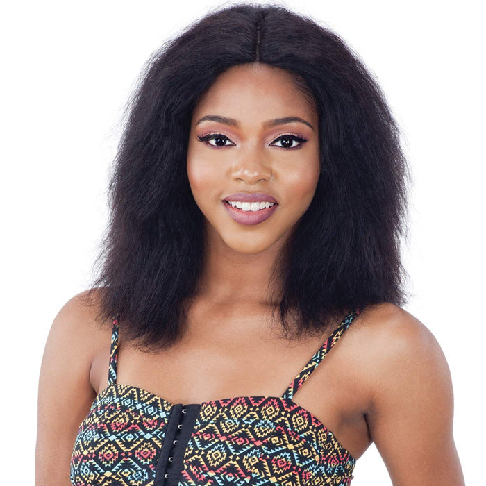 Model Model Nude Fresh Brazilian Human Hair Lace Front Wig Wet & Wavy BRIGHT CURL