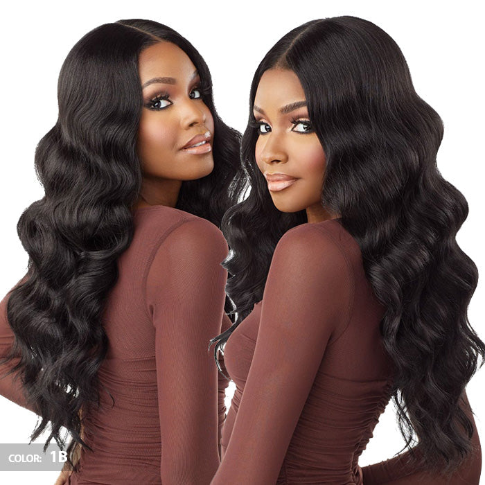 Sensationnel What Lace Human Hair Blend 13x6 HD Lace Front Wig - AZIZA 26"