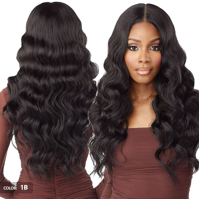 Sensationnel What Lace Human Hair Blend 13x6 HD Lace Front Wig - AZIZA 26"