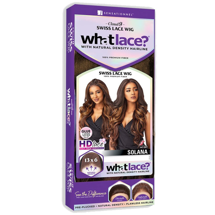 Sensationnel Cloud 9 What Lace Glueless 13x6 HD Swiss Lace Front Wig - SOLANA