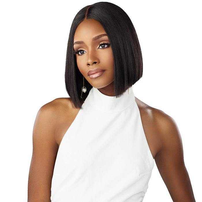 Sensationnel Pearlish 15A 100% Virgin Remy Hair 2x6 HD Lace Front Wig - CLASSIC BOB 10"- Bleached Knots