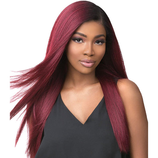 Sensationnel Empress Boutique Bundles Free-Part Lace Front Wig - BOUTIQUE KINKY STRAIGHT