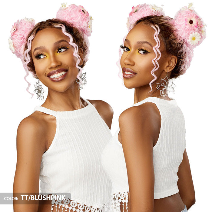 Sensationnel Shear Muse Festi-Gal Glueless HD Lace Front Wig - BUBBLE GAL