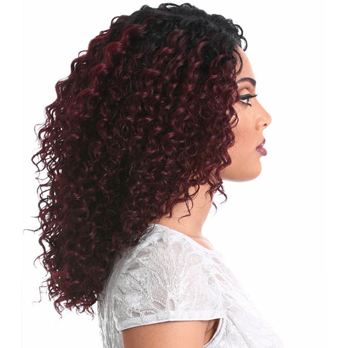 Sensationnel Empress Custom Synthetic Lace Front Wig - DEEP WAVE