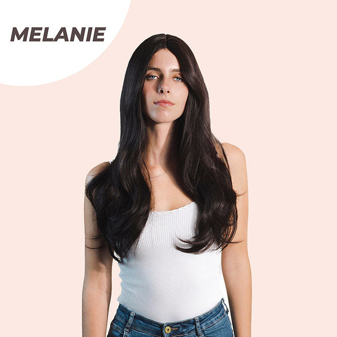 JBEXTENSION 26 Inches Soft Black Curly Wig MELANIE