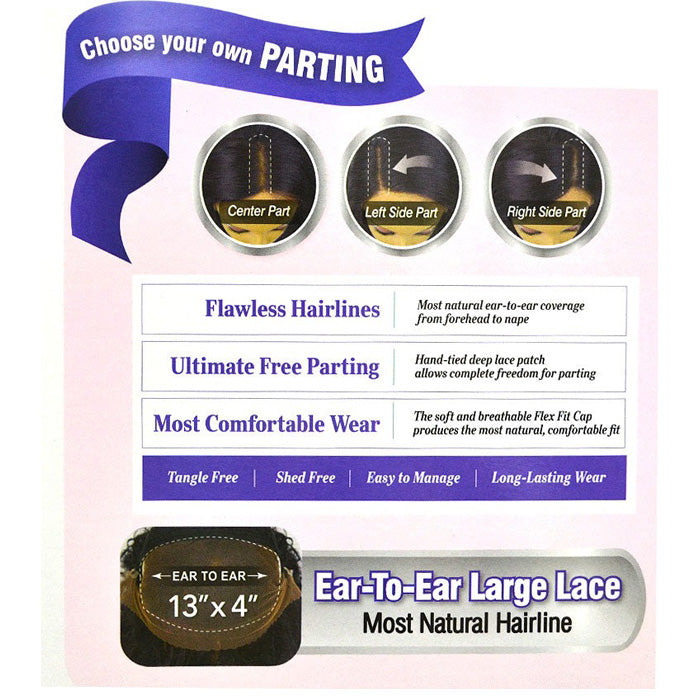 Bobbi Boss Hand-Crafted Swiss Lace Front Wig MLF220 CRISPINA