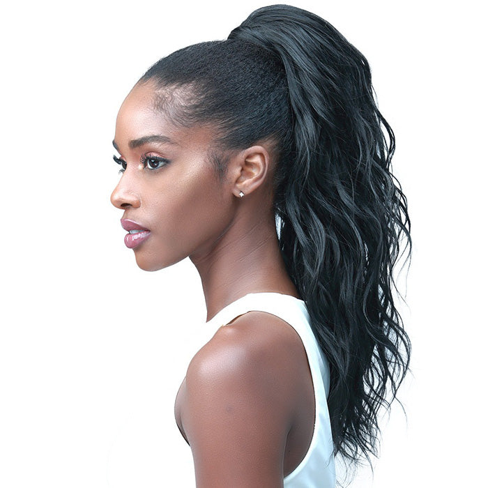 Bobbi Boss Human Hair Blend Tress Up Ponytail Loose Wave 14 "- 18"