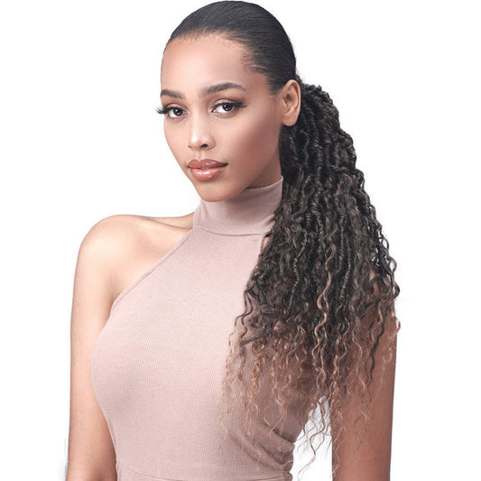 Bobbi Boss Miss Origin Tress Up Easy Ponytail - MOD042 NU LOCS FRENCH DEEP BOHO 20"