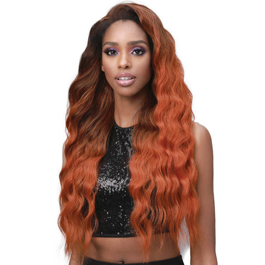 Bobbi Boss Miss Origin Human Hair Blend Fullcap Wig MOGFC005 BEACH WAVE