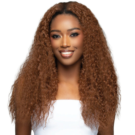 Bobbi Boss Miss Origin Human Hair Blend Full Cap Wig - MOGFC028 - BEACH CURL 24