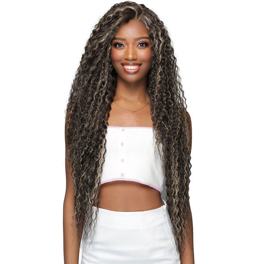 Bobbi Boss Miss Origin Super X Glueless Human Hair Blend 13x6 HD Lace Front Wig - MOGL302 ARACELI
