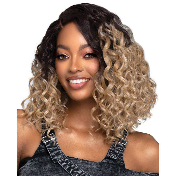 Bobbi Boss Miss Origin SuperX Glueless 13x6 HD Lace Frontal Wig - MOGL313 SUTTON - Human Hair Blend
