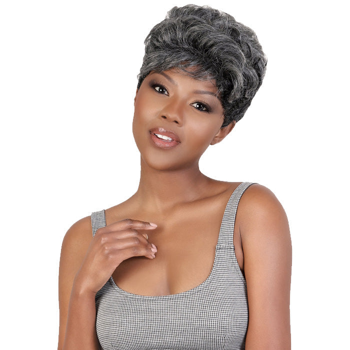 Silver Collection by Motown Tress 100% Human Hair Full Wig - SVH.MAKI