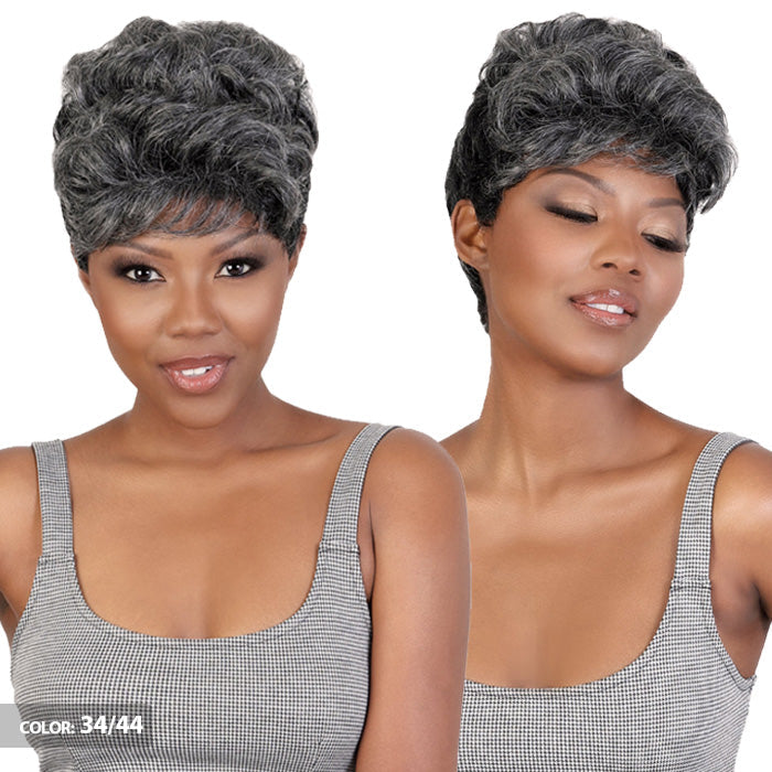 Silver Collection by Motown Tress 100% Human Hair Full Wig - SVH.MAKI
