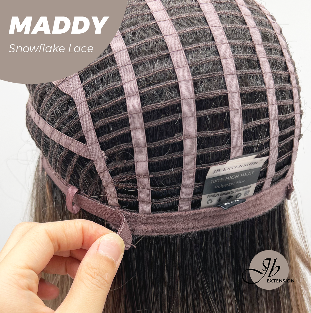 [PRE-ORDER] JBEXTENSION 18 Inches Pine Cones Pre-Cut Snowflake Lace Frontlace Glueless Wig MADDY SNOWFLAKE【PERMATEASE】【BENDY EAR TABS】