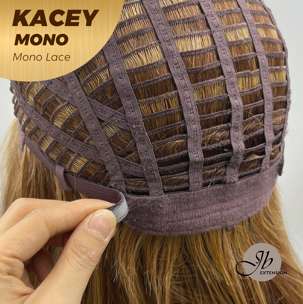[PRE-ORDER] JBEXTENSION KACEY MONO Monofilament Handmade Wig 6X5 Full Monofilament Hand Tied Top Wig 27 Inches Copper Mono Lace Wig With Anti-slip Silicone Strips Glueless Wig KACEY MONO【BENDY EAR TABS】