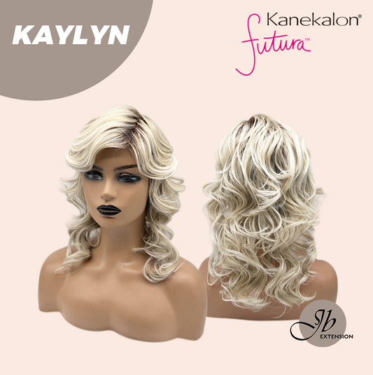 JBEXTENSION 15 Inches Blonde Curly Women Fashion Full Machine Wig KAYLYN【PLUS PERMATEASE】【BENDY EAR TABS】