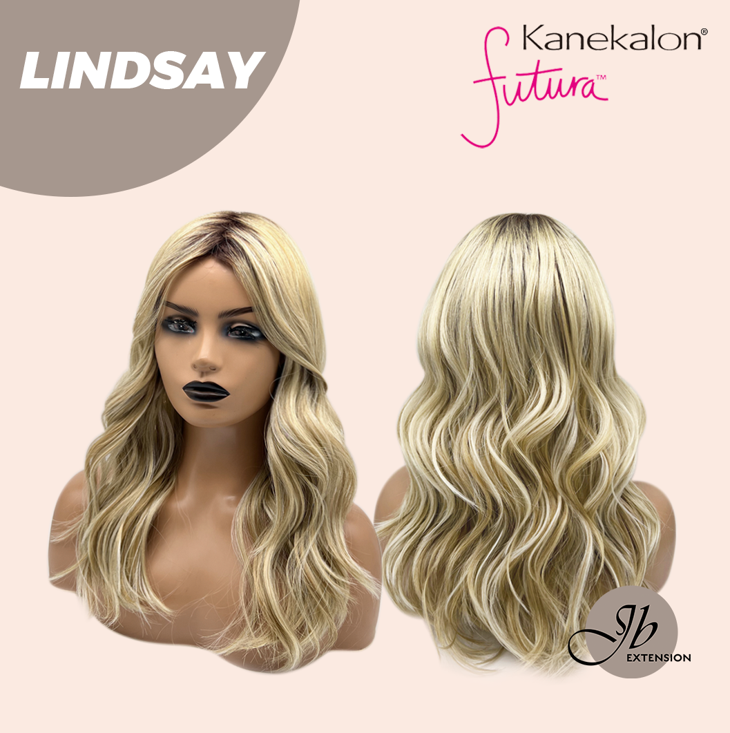 JBEXTENSION 18 Inches Curly Blonde Women Fashion Full Machine Wig LINDSAY【PLUS PERMATEASE】【BENDY EAR TABS】
