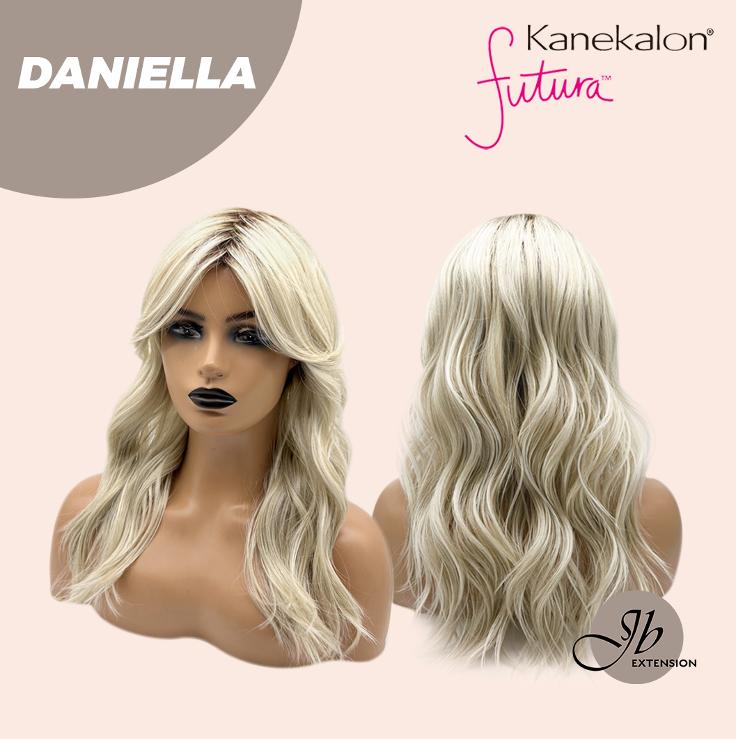 JBEXTENSION 19 Inches Blonde Wave Women Fashion Full Machine Wig DANIELLA【PLUS PERMATEASE】【BENDY EAR TABS】