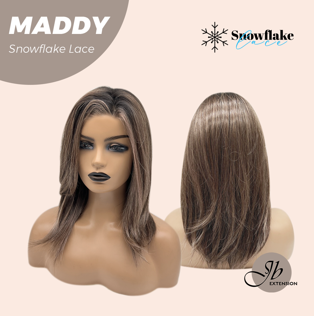 [PRE-ORDER] JBEXTENSION 18 Inches Pine Cones Pre-Cut Snowflake Lace Frontlace Glueless Wig MADDY SNOWFLAKE【PERMATEASE】【BENDY EAR TABS】