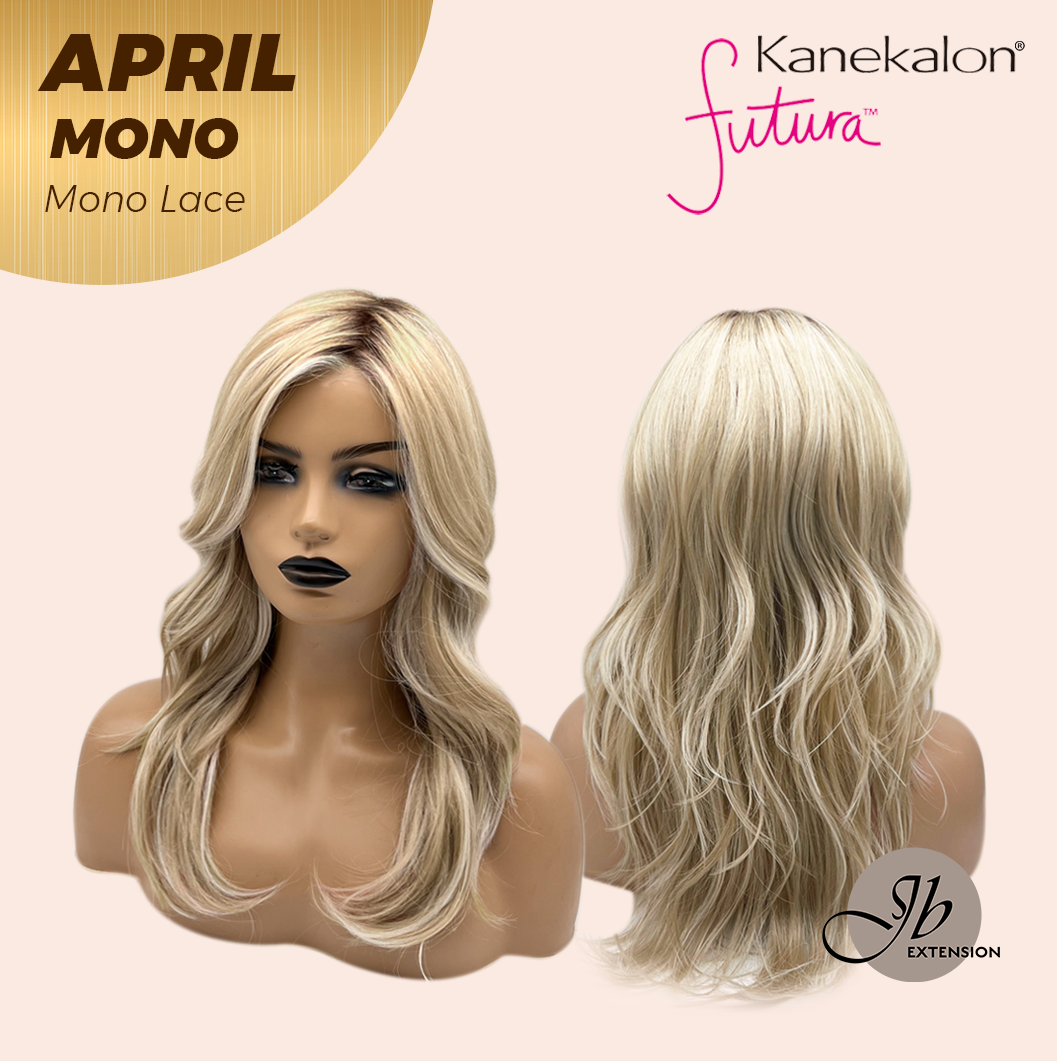 [PRE-ORDER] JBEXTENSION APRIL MONO Monofilament Handmade Wig 6X5 Full Monofilament Hand Tied Top Wig 18 Inches Mix Blonde Mono Lace Wig With Anti-slip Silicone Strips Glueless Wig APRIL MONO MIX BLONDE【BENDY EAR TABS】