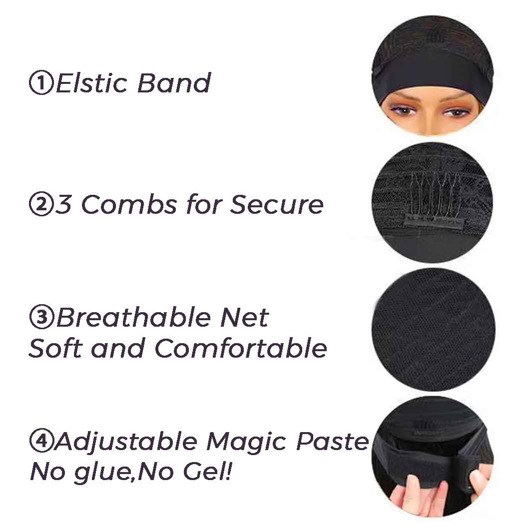 JBEXTENSION 18 Inches Curly Mix Blonde Headband Wig HAIR-ATHON - MIX BLONDE