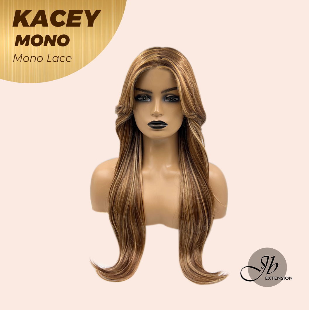 [PRE-ORDER] JBEXTENSION KACEY MONO Monofilament Handmade Wig 6X5 Full Monofilament Hand Tied Top Wig 27 Inches Copper Mono Lace Wig With Anti-slip Silicone Strips Glueless Wig KACEY MONO【BENDY EAR TABS】