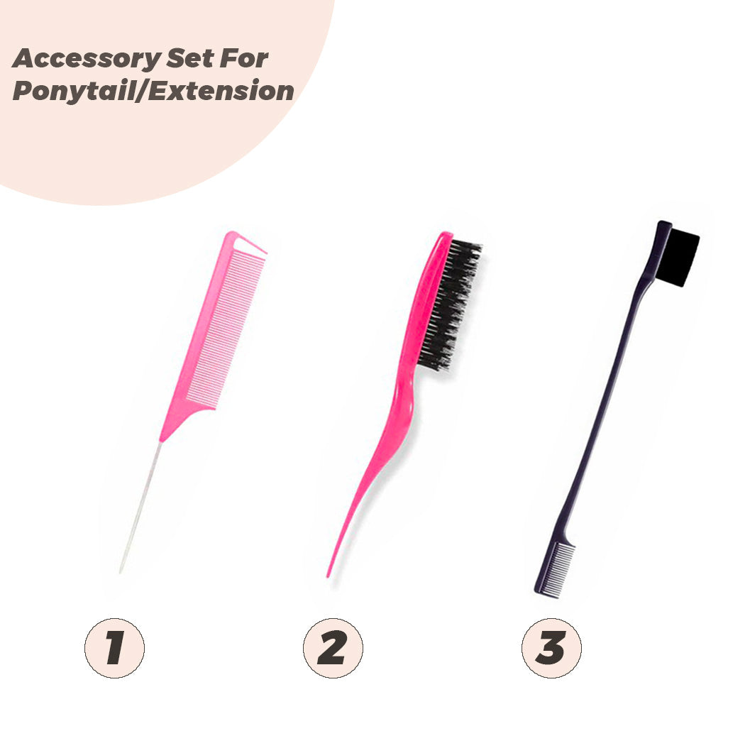 JBEXTENSION ACCESSORY SET FOR PONYTAIL / EXTENSION (3 PCS )