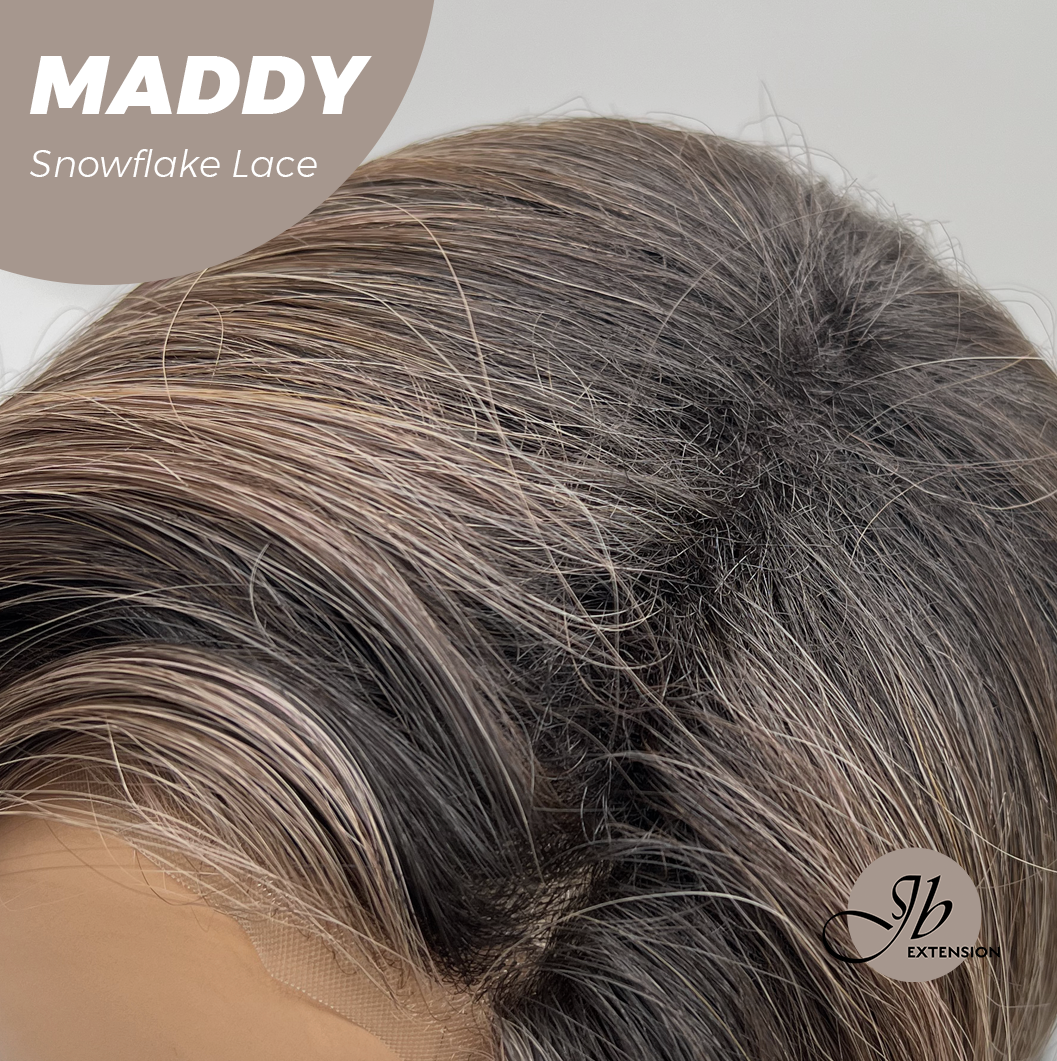 [PRE-ORDER] JBEXTENSION 18 Inches Pine Cones Pre-Cut Snowflake Lace Frontlace Glueless Wig MADDY SNOWFLAKE【PERMATEASE】【BENDY EAR TABS】