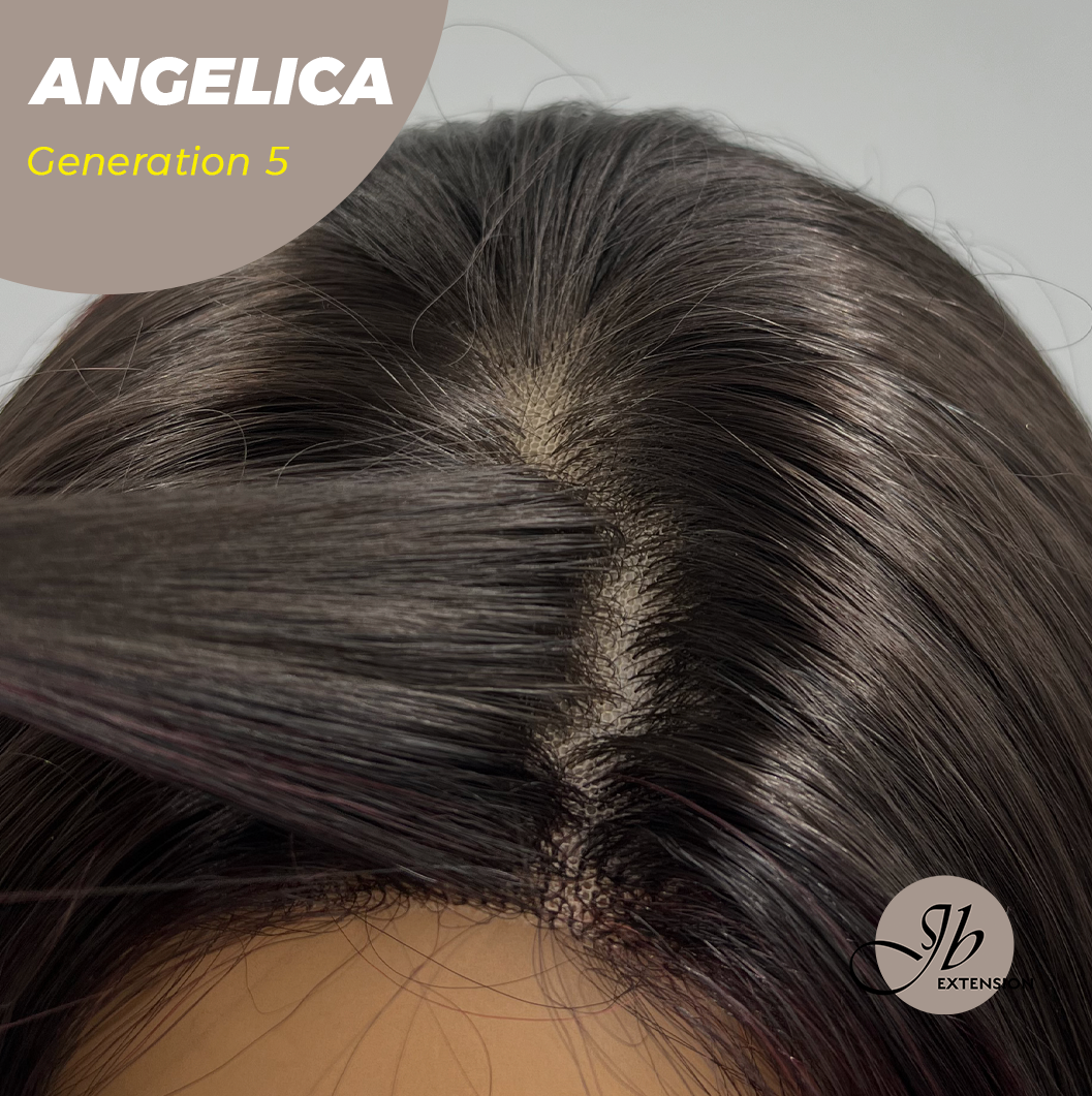 JBEXTENSION GENERATION FIVE 28 Inches Wave Black Red Wig ANGELICA G5