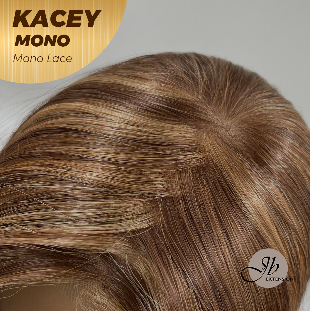 [PRE-ORDER] HOT OF SEASON - KACEY MONO Monofilament Handmade Wig 6X5 Full Monofilament Hand Tied Top Wig 27 Inches Copper Mono Lace Wig With Anti-slip Silicone Strips Glueless Wig KACEY MONO【BENDY EAR TABS】