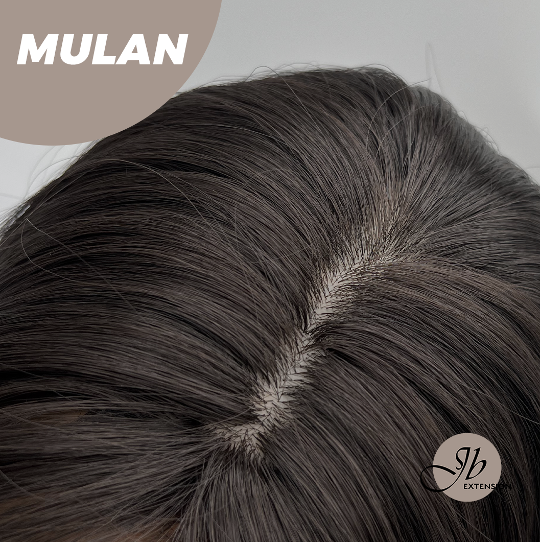 JBEXTENSION 24 Inches Midnight Brown( Black/Brown) Curly Wig MULAN