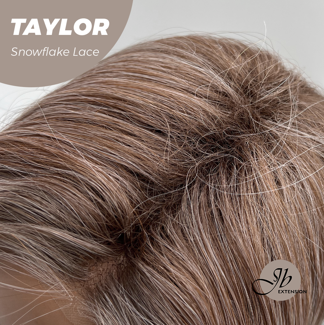 [PRE-ORDER] JBEXTENSION 18 Inches Apricot Pre-Cut Snowflake Lace Frontlace Glueless Wig TAYLOR【PERMATEASE】【BENDY EAR TABS】