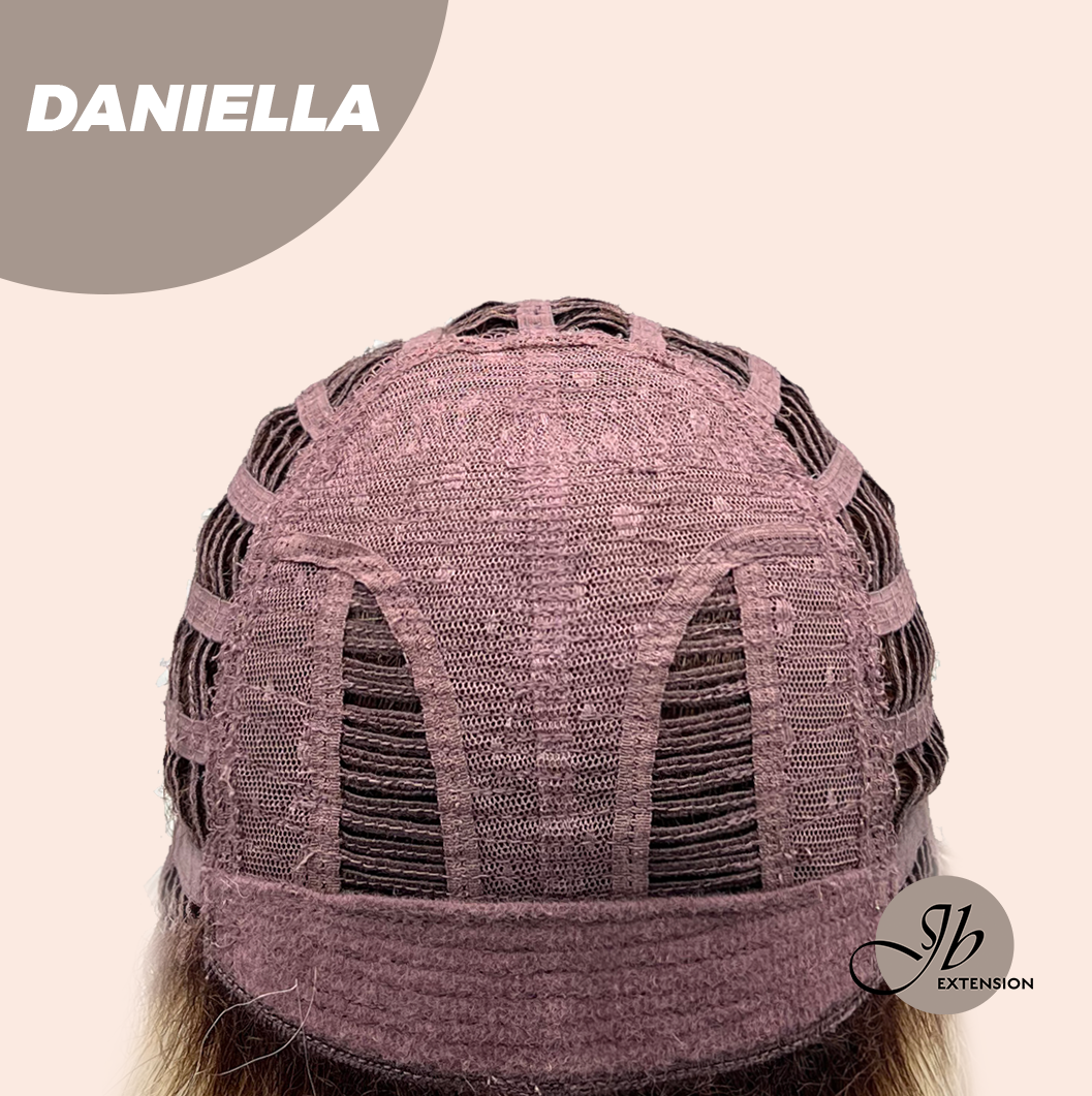 JBEXTENSION 19 Inches Blonde Wave Women Fashion Full Machine Wig DANIELLA【PLUS PERMATEASE】【BENDY EAR TABS】