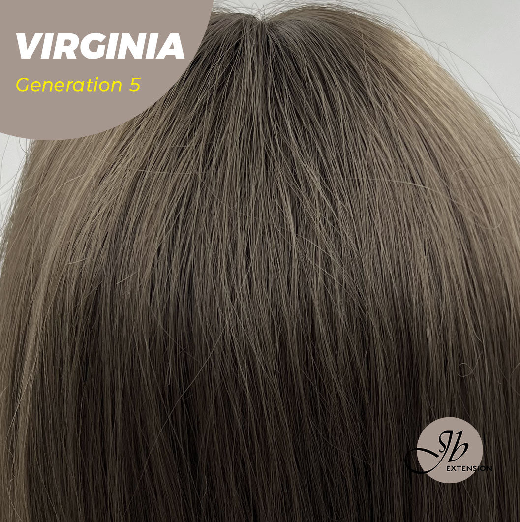 JBEXTENSION GENERATION FIVE 26 Inches Curly Cold Brown Wig VIRGINIA G5