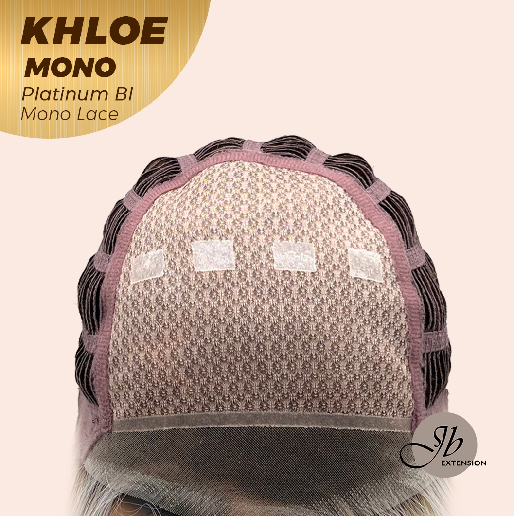 [PRE-ORDER] JBEXTENSION KHLOE MONO 6X5 Full Monofilament Hand Tied Top Wig 12 Inches Bob Cut Platinum Blonde Mono Lace Handmade Futura Fiber Wig With Anti-slip Silicone Strips Glueless Wig KHLOE MONO PLATINUM BLONDE【BENDY EAR TABS】