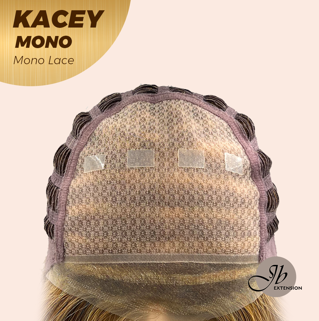 [PRE-ORDER] HOT OF SEASON - KACEY MONO Monofilament Handmade Wig 6X5 Full Monofilament Hand Tied Top Wig 27 Inches Copper Mono Lace Wig With Anti-slip Silicone Strips Glueless Wig KACEY MONO【BENDY EAR TABS】