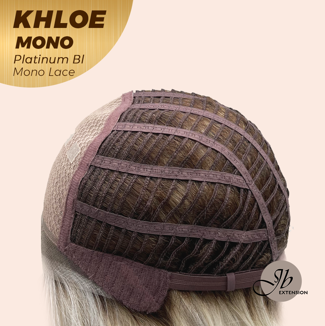 [PRE-ORDER] JBEXTENSION KHLOE MONO 6X5 Full Monofilament Hand Tied Top Wig 12 Inches Bob Cut Platinum Blonde Mono Lace Handmade Futura Fiber Wig With Anti-slip Silicone Strips Glueless Wig KHLOE MONO PLATINUM BLONDE【BENDY EAR TABS】