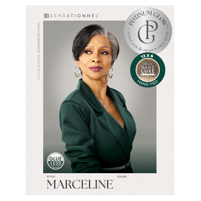 Bare Lace Platinum Glow Glueless 13x6 Lace Front Wig - MARCELINE - By Sensationnel