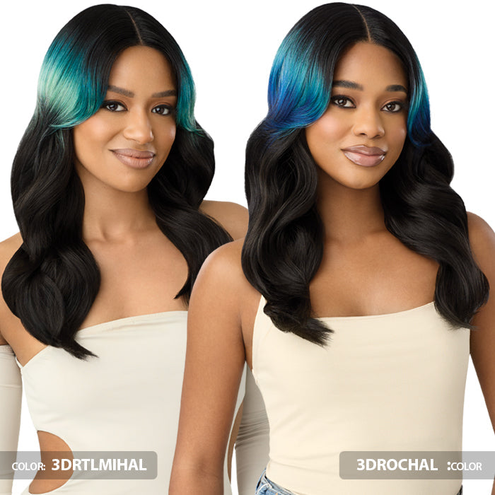 Outre Color Bomb Glueless 5" Deep Parting HD Lace Front Wig - CB 102