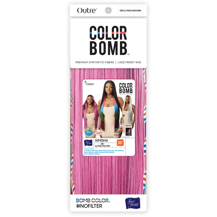 Outre Color Bomb HD Transparent Lace Front Wig - KIMISHA