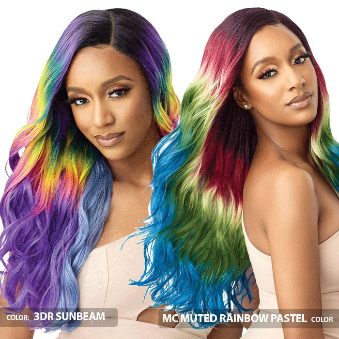 Outre Color Bomb HD Transparent Lace Front Wig - ZAHARA
