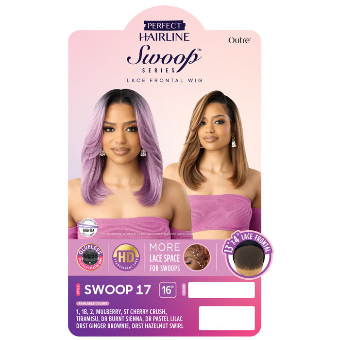 Swoop Perfect Hairline By Outre Glueless HD 13x4 Lace Front Wig - SWOOP 17