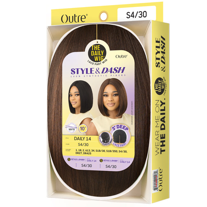 Style And Dash The Daily WIg By Outre 3" Deep Lace Part Wig - DAILY 14