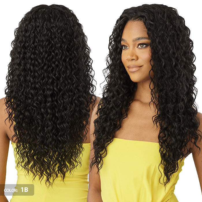 Outre Converti-Cap Wet and Wavy Half Wig - CURLY BLISS 24