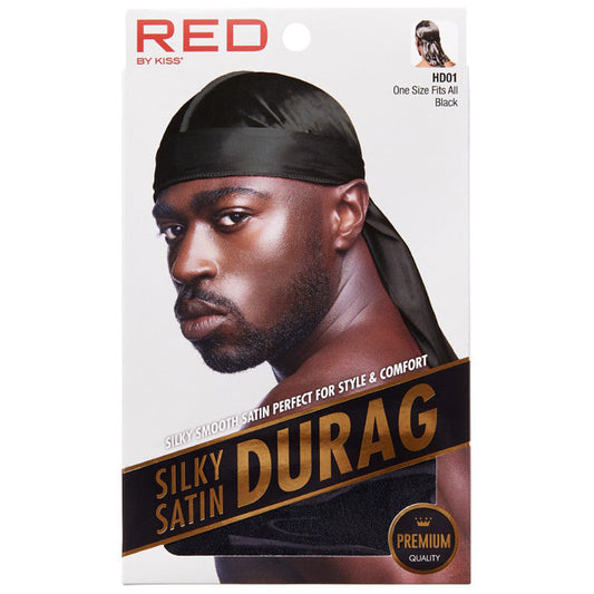 RED by Kiss MEN'S PREMIUM QUALITY SILKY SATIN DURAG